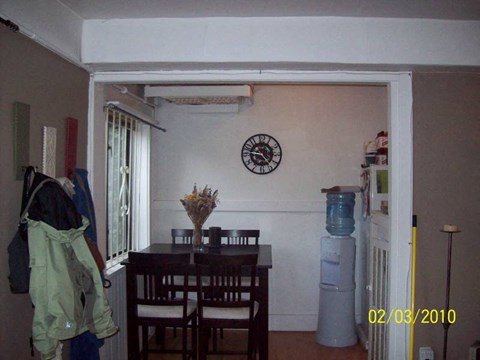 Floor plan for 1 bed, 1 bath, 650 sqft